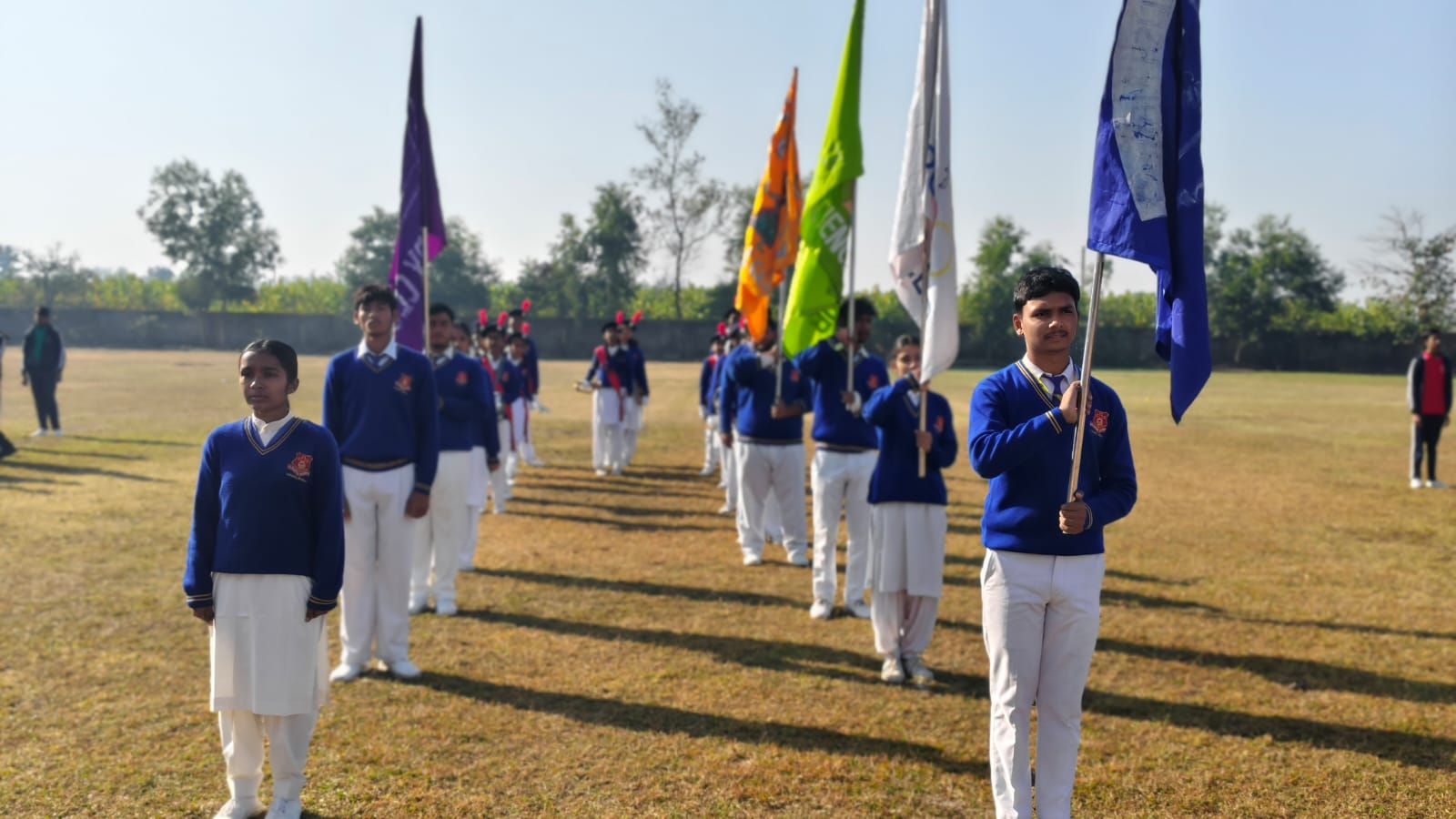 Students in playground